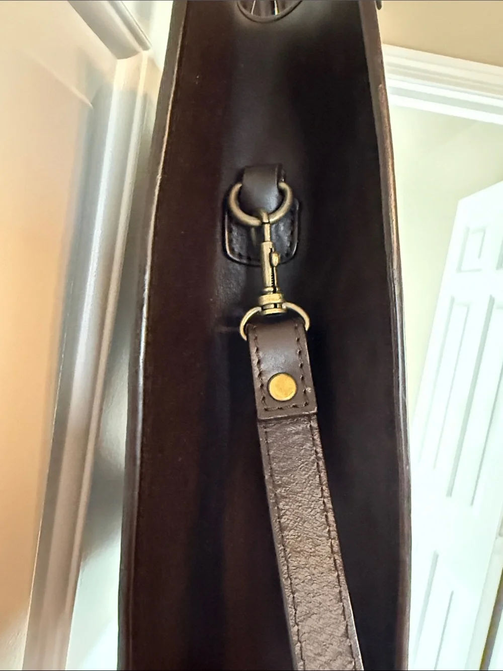 Michael Green Scandiabag handmade leather tote unisex vintage